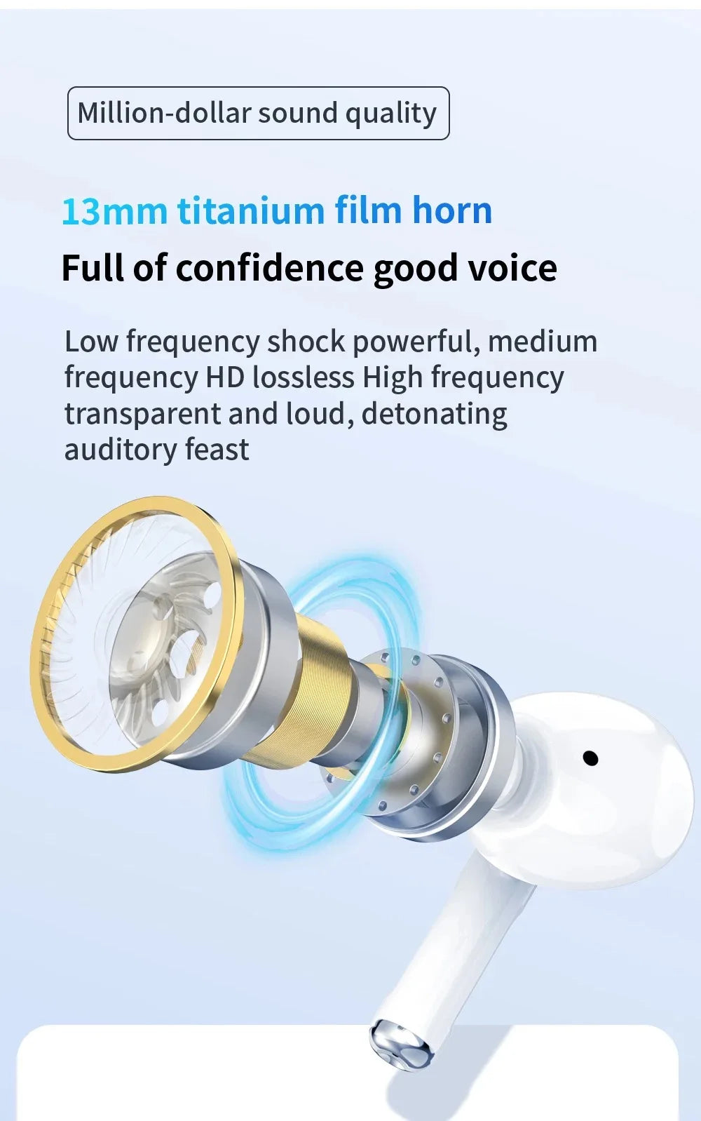 Fone Bluetooth SCELTECH com Cancelamento de Ruído e Microfone — Versão 5.0